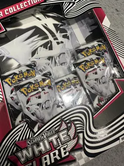 Pokemon TCG Scarlet Violet White Flare Binder Collection Reshiram New Sealed - Image 2