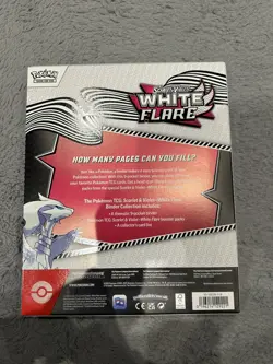 Pokemon TCG Scarlet Violet White Flare Binder Collection Reshiram New Sealed - Image 3