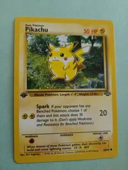 Pokemon Vintage 1st Edition Pikachu 60/64 Never Played Mint Condition - Image 1