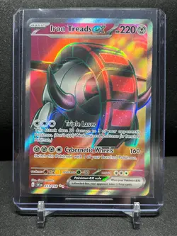 Iron Treads ex 233/198 Ultra Rare Holo Pokemon 2023 Scarlet & Violet NM - Image 1