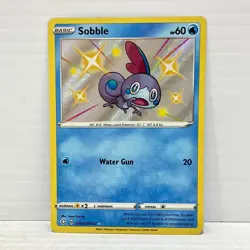 Sobble SV025/SV122 - Pokemon TCG Shining Fates: Shiny Vault - Shiny Rare NM - Image 1