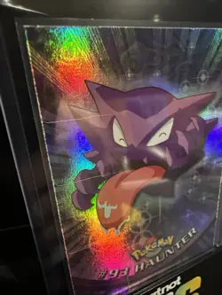 Rainbow Foil Topps Pokemon 93 Haunter Blue Label LP-NM - Image 2