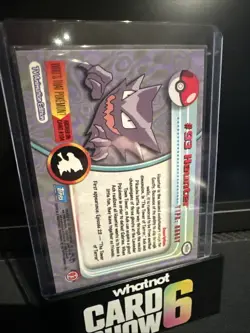 Rainbow Foil Topps Pokemon 93 Haunter Blue Label LP-NM - Image 3