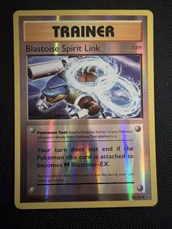 POKEMON BLASTOISE SPIRIT LINK 73/108 REVERSE HOLO XY EVOLUTIONS NM - Image 1