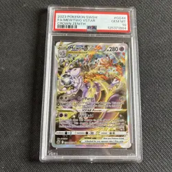 Pokemon Mewtwo v Star GG44/GG70 Crown Zenith Full Art PSA 10 Gem Mint - Image 3
