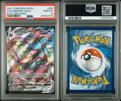 2021 Pokemon SWSH Umbreon VMAX Evolving Skies #094 PSA 10 - Image 3