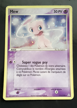 Carte Pokemon Mew - 111/110 - Bloc Ex Fantomes Holon FR - Image 1