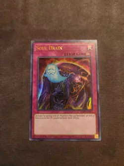 YuGiOh! Soul Drain LART-EN011 Ultra Rare LIMITED ED NM - Image 1