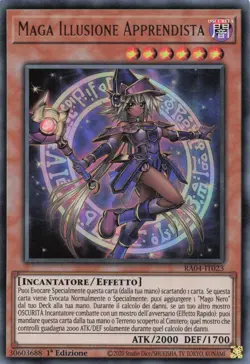 yu gi oh ita 1ed ultra rara ra04-it023 Maga Illusione Apprendista - Image 1