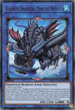 yu gi oh ita 1ed ultra rara ra04-it082 Zealantis Drago del Mare del Mondo - Image 1