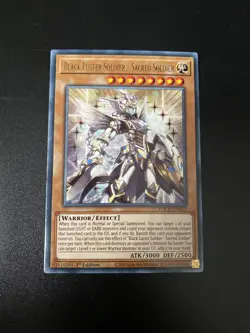 Yu Gi Oh Black Luster Soldier Sacred Soldier Toch-en035 1st Eng Rare - Image 1