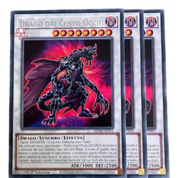 Yu gi oh Set X3 Carte ITA rara Mzmi-it051 drago dai cento occhi - Image 1