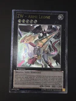 Yu Gi Oh ita 1a ed Rara Ultimate cblz-it047 Zw Armi Leone Xyz - Image 2