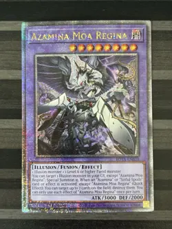 Yugioh | Azamina Moa Regina | ROTA | Quarter Century Rare | 1st Edition | NM - Image 1