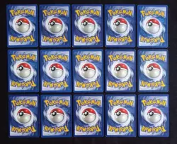 Lot Of 15 Vintage Pokemon Cards W Jungle BSU Regular Finish Commons Trainers MP - Image 2