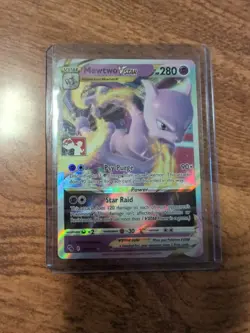 Mewtwo Vstar Pokemon Prize Pack Series 3 Promo Pokemon Card NM/LP Play Stamp - Image 1
