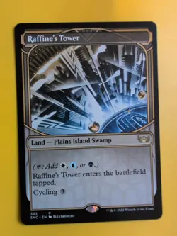 Raffine's Tower. SNC rare Land plains ismaldn swamp MTG Card. - Image 2