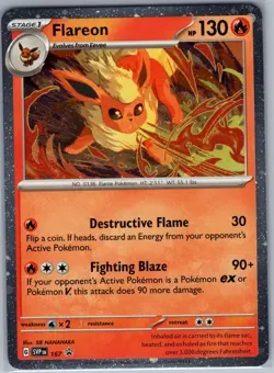 Flareon - (Cosmos Holo) 167 SV: Scarlet & Violet Promo - Pokemon Card - NM - Image 1