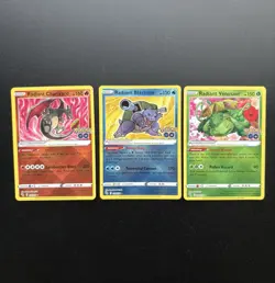 Pokemon TCG 3 Card Pokemon GO Lot Venusaur/Charizard/Blastoise ALL Near Mint - Image 1
