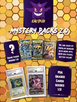 Pokemon Mystery Pack / Box #006 - Pokemon Graded Cards & Chase Packs * UK Seller - Image 1