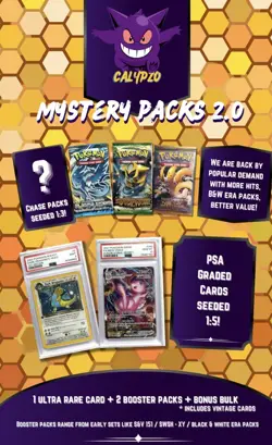 Pokemon Mystery Pack / Box #006 - Pokemon Graded Cards & Chase Packs * UK Seller - Image 2