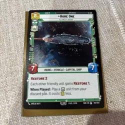 Star Wars Unlimited Home One Alliance Flagship Non-Foil Card 102/252 - Image 1