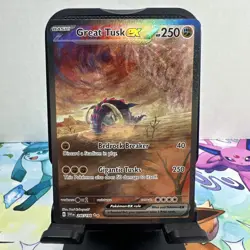 Great Tusk ex - 246/198 - SIR - Scarlet & Violet - Pokemon Card - NM/M - Image 1