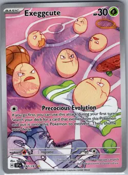 Exeggcute 192/191 SV08: Surging Sparks - Pokemon Card - NM - Image 1