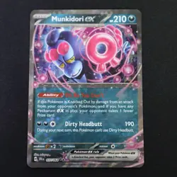 Munkidori ex 037/064 Shrouded Fable Ultra Rare Holo NM/M 2024 Pokemon TCG Card - Image 1