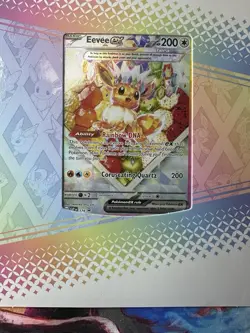 Prismatic Evolutions Eevee EX 174 Promo Card Super Premium Collection - Image 2