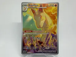 Rapidash 189/182 Illustration Rare Destined Rivals Pokemon Card TCG ✅NM/ MINT✅ - Image 1