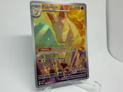 Rapidash 189/182 Illustration Rare Destined Rivals Pokemon Card TCG ✅NM/ MINT✅ - Image 3