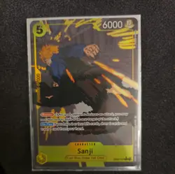 EB02-054 Sanji : Rare Alternative Art English One Piece TCG Card : EB02: Anime 2 - Image 1
