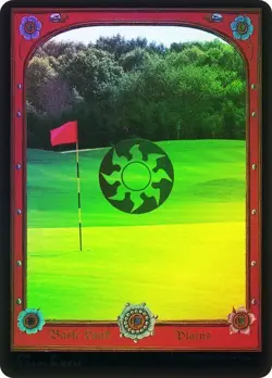 MTG - Plains / Battlefield Forge - Peelable Foil (Unpeeled) - MSCHF Secret Lair - Image 1