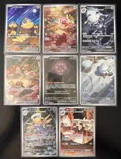 Pokemon TCG Mega Evolution Illustration Rare Lot Of 8 Cards - Pack Fresh NM/M - Image 1