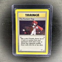 THE ROCKET'S TRAP 2000 POKEMON GYM HEROES RARE HOLO 19/132 - Image 1
