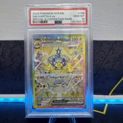 Galvantula ex 168/142 Pokemon S&V Stellar Crown Special Illustration Rare PSA 10 - Image 1