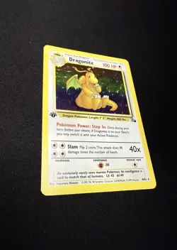 Dragonite Holo #4 Fossil 1st Edition Pokemon TCG 1999 - Image 4