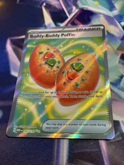 Pokemon TCG Buddy-Buddy Poffin 167/132 Full Art Ultra Rare Mega Evolution NM/M - Image 2