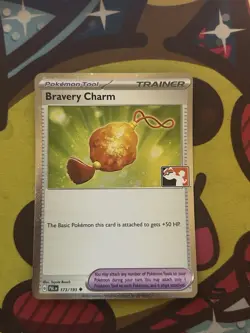 Pokemon Bravery Charm 173/193 - Play! Prize pack Series - Cosmic Holo Rare - Image 1
