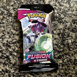 Pokemon TCG Sword & Shield Fusion Strike Sleeved Booster Pack 820650809170 - Image 1