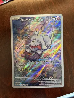 Pokemon Greavard Illustration Rare SV01: Scarlet & Violet Base Set 214/198 NM - Image 3