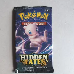 Pokemon Cards Hidden Fates Booster Pack Mew Factory sealed - Image 1