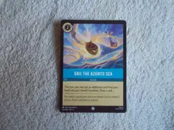 Disney Lorcana: Azurite Sea "SAIL THE AZURITE SEA - ACTION" #163/204 CCG Card - Image 1