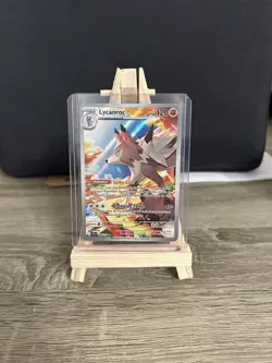 Pokemon TCG Journey Together Lycanroc Illustration Rare Card 166/159 Fresh Pack - Image 1