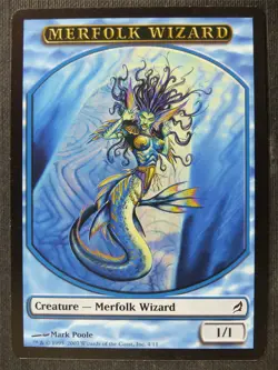 Merfolk Wizard Token - Mtg Card #3Z8 - Image 1