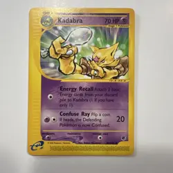 Kadabra 84/165 LP/NM Expedition e-series 2002 vintage Pokemon TCG Card ereader - Image 1