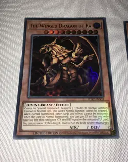 YuGiOh EGYPTIAN GODS CARDS OBELISK SLIFER RA Legendary 25th Anniversary LDK2ENS - Image 2