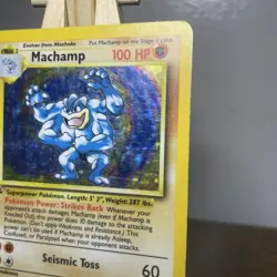 Pokemon TCG Cards 1st Edition Machamp 8/102 Base Set Holo Rare HP - Image 3