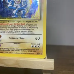 Pokemon TCG Cards 1st Edition Machamp 8/102 Base Set Holo Rare HP - Image 4